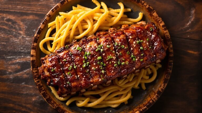 Easy BBQ ribs recipe featuring mouthwatering ribs with BBQ sauce
