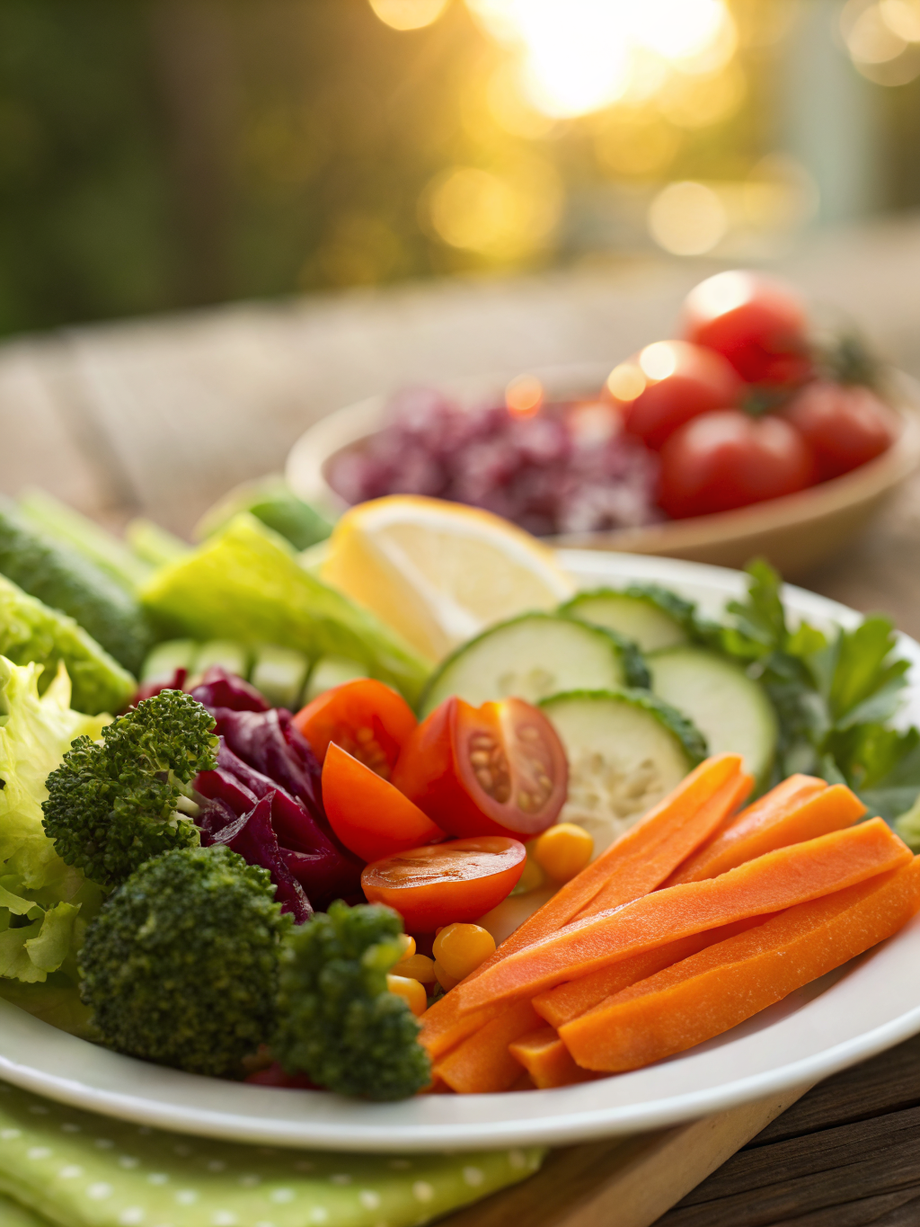 healthy dinner ideas bright healthy colorful close-up