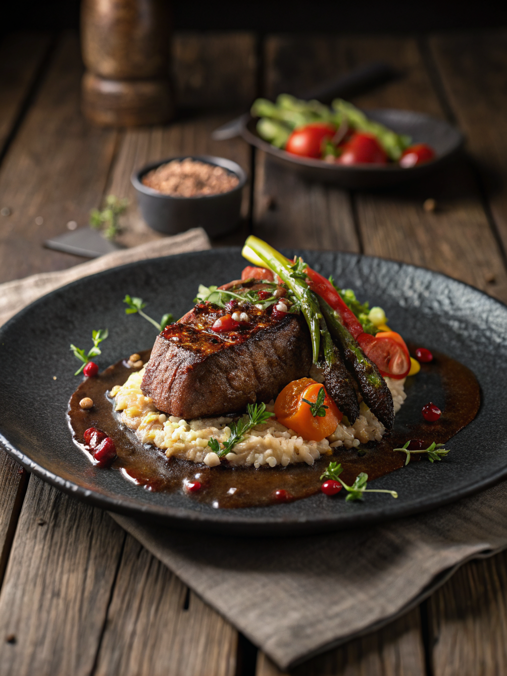 healthy dinner ideas with vibrant vegetables and grains, max 125 chars