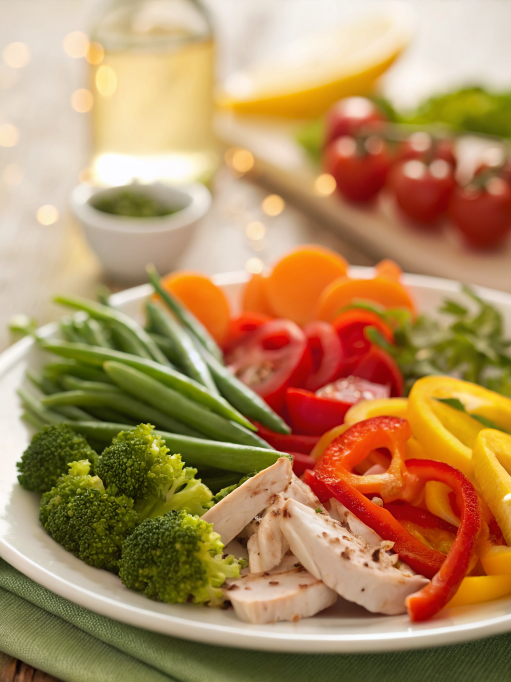 healthy dinner recipes bright healthy colorful close-up