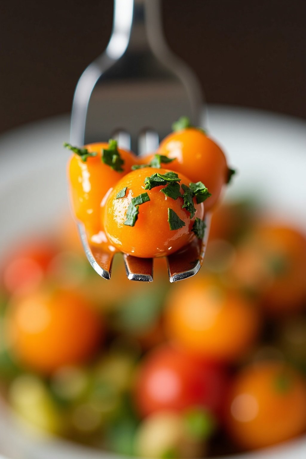 Easy Summer salads perfect bite on a fork, max 125 chars.