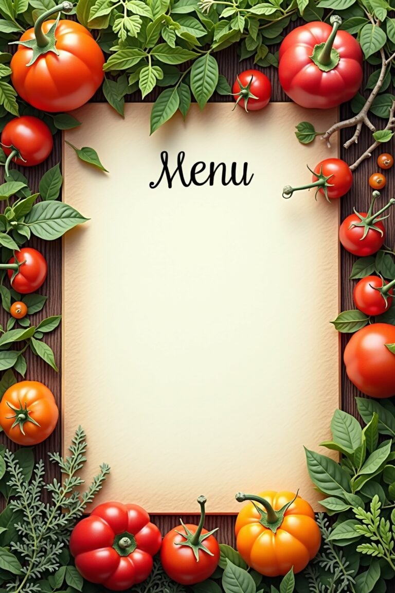 A Healthy Garden Party Menu