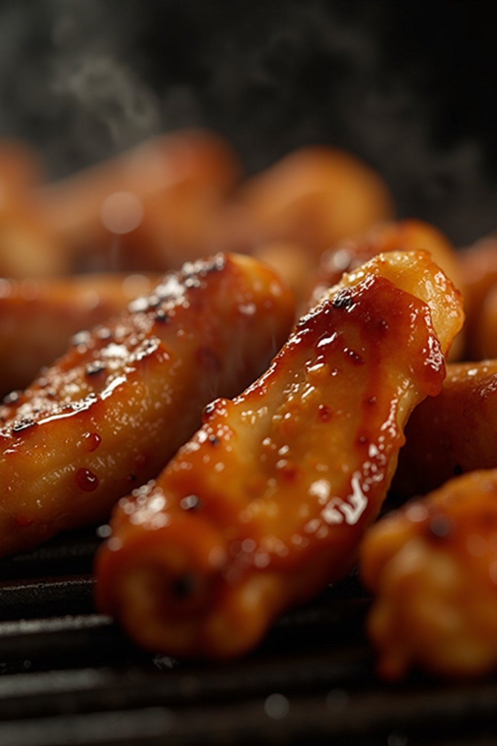 Chicken wings recipes close-up