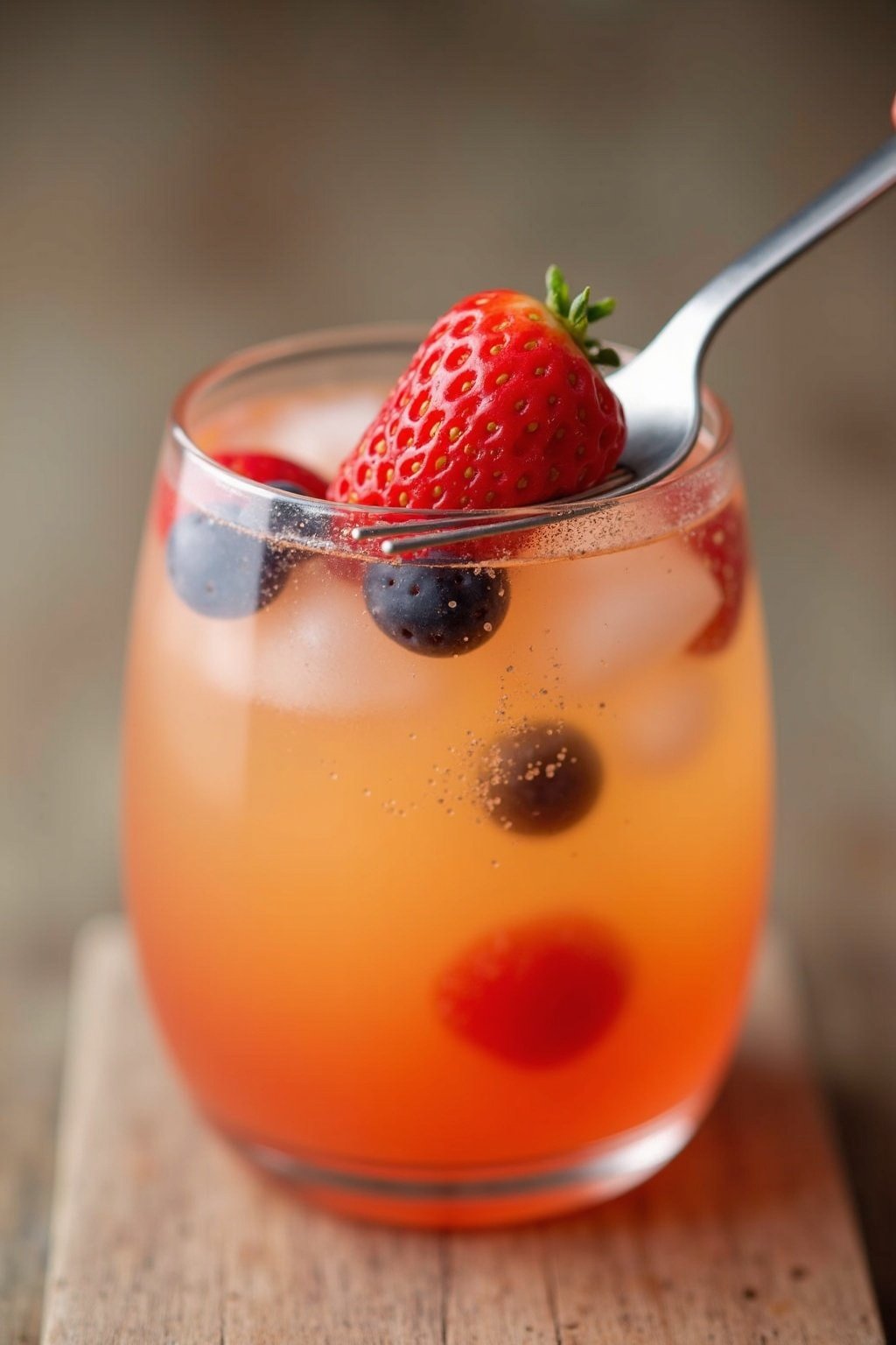 Easy Fruit infused water close-up