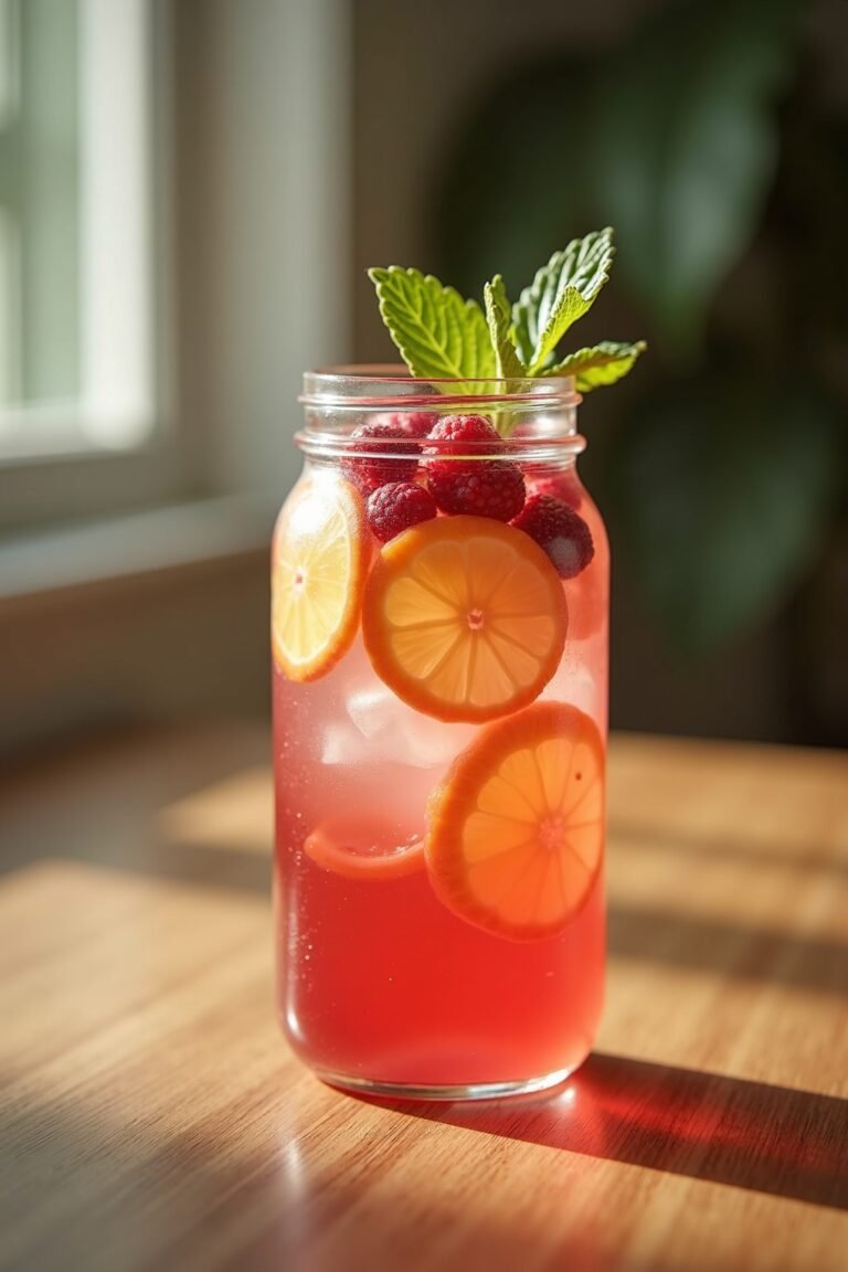 Homemade Fruit infused water recipe