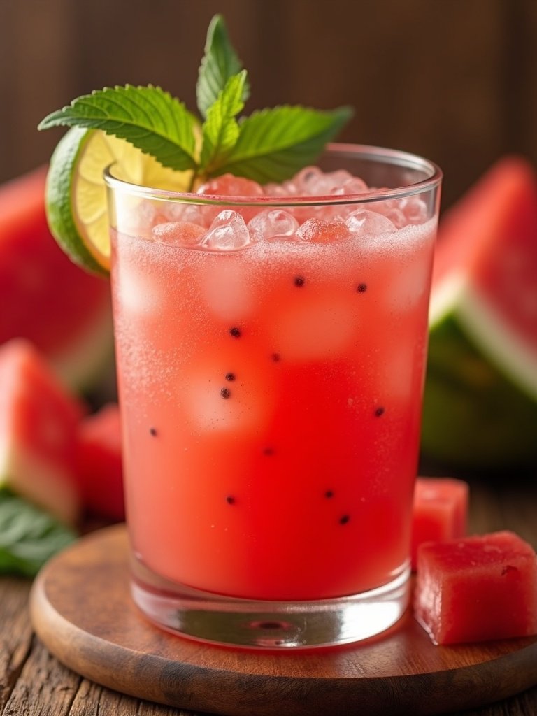 Homemade Watermelon recipes close up
