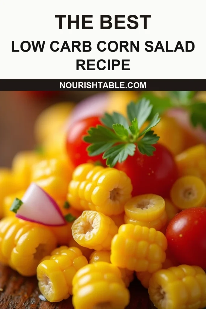 Low Carb Corn salad