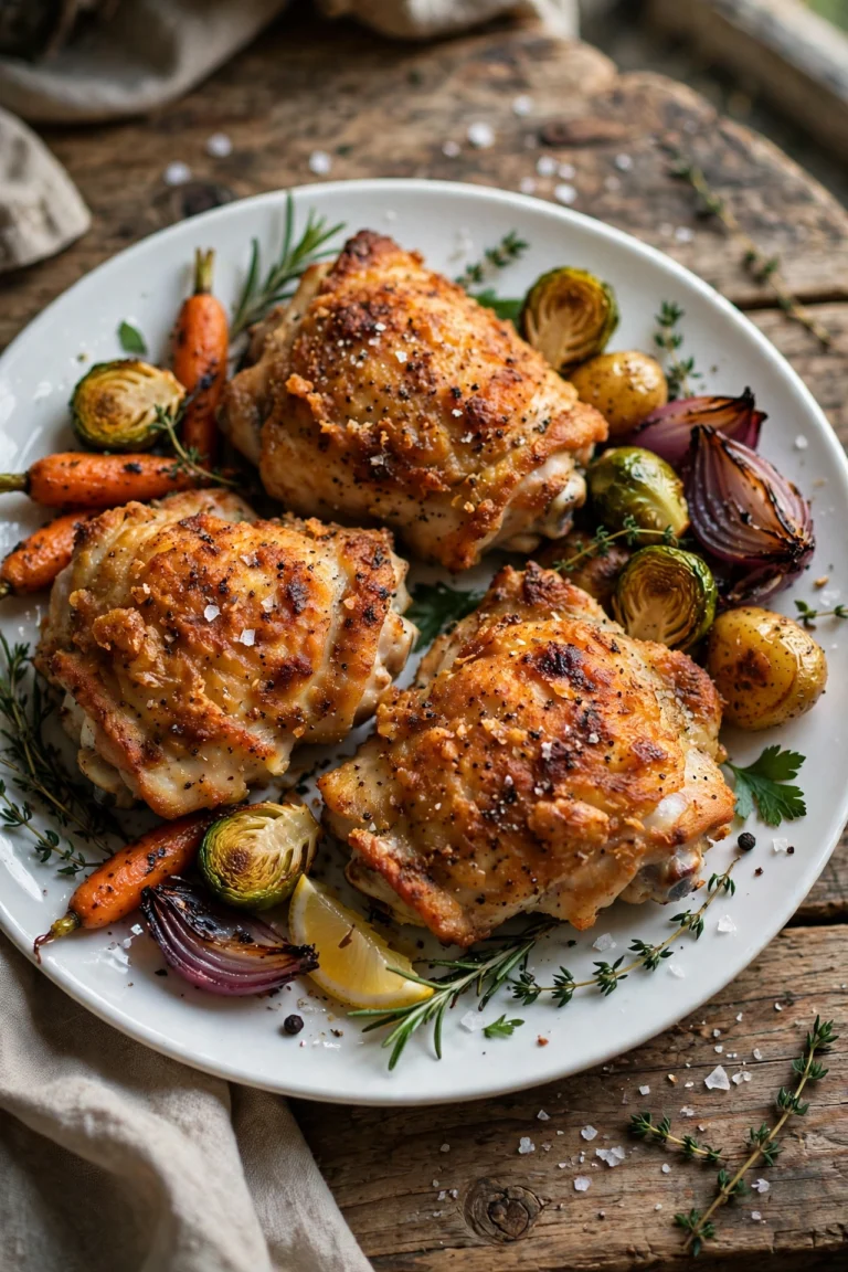 Crispy Baked Chicken Thighs: Easy Recipe for Perfect Results