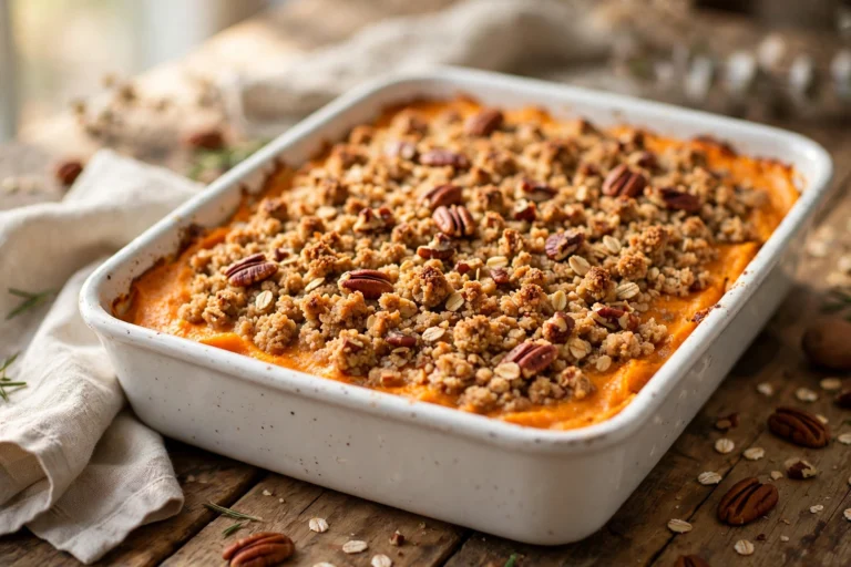 Healthy Sweet Potato Casserole