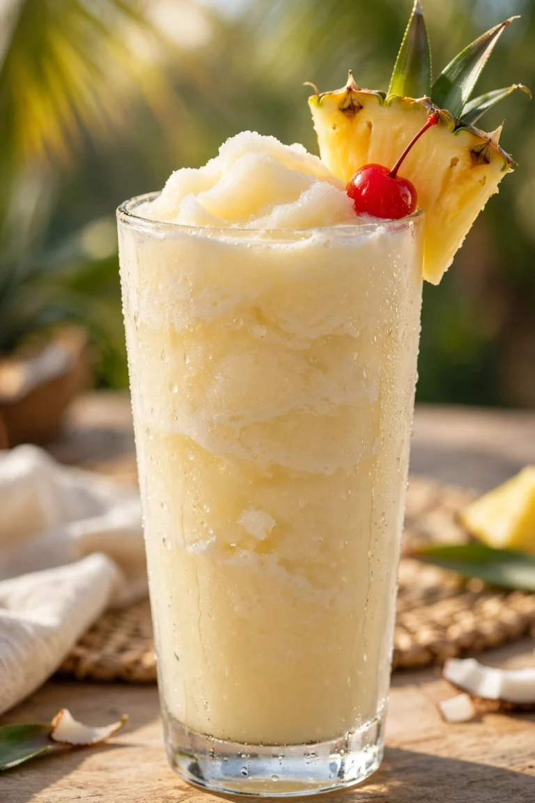 Frozen Bliss in a Glass: The Ultimate Virgin Piña Colada Slushie Recipe